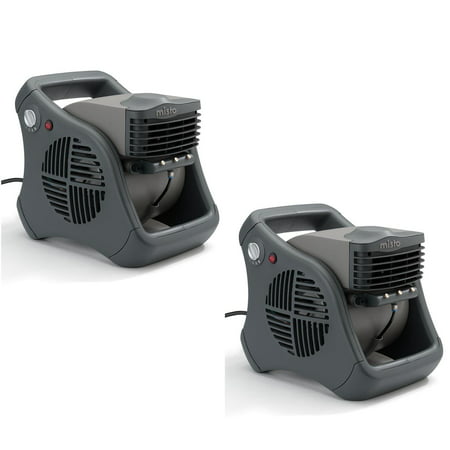Lasko Misto Outdoor Patio Mister Portable Cooling Water Misting Fan (2