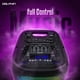 thumbnail image 2 of Dolphin SP-1070RBT Altavoz Bluetooth para fiestas, recargable, dual, de alta potencia, 10", sonido potente, alto, graves profundos, pantalla LED, Bluetooth, USB, SD, FM, AUX, 2 of 5
