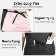thumbnail image 6 of Aovky 2 Pack Chef Apron, Adjustable Bib Apron for Cooking with 2 Pockets Water and Oil Resistant Kitchen Apron for Women Men Crafting BBQ Drawing, Black, 6 of 8