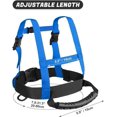 thumbnail image 4 of Arnés de entrenamiento de esquí y snowboard para niños Arnés de esquí para niños pequeños con correa extraíble y asa de fácil elevación azul, 4 of 5