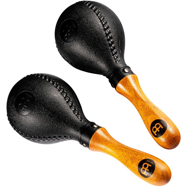 Concert Maracas Hand Shaker Rattles with All-weather Synthetic Shells and Solid Wood Handles - NOT MADE IN CHINA - Great for Live Performances, 2-YEAR WARRANTY