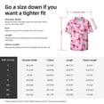 thumbnail image 7 of Vsdgher Breast Cancer Ribbons Awareness Print Men's Wrinkle Free Untucked Cuban Shirt Business Casual Button Down Shirts Short Sleeve Shirt, 7 of 7