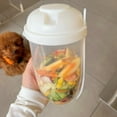thumbnail image 3 of Yogurt Parfait Cups with Lids, Breakfast On the Go Plastic Bowls with Topping Cereal Oatmeal or Fruit Container, Snack Cup and Spoon for Lunch Box, Portable & Reusable, 3 of 11