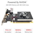 thumbnail image 2 of Tarjeta gráfica Glorto GeForce GT 730 4GB DDR3 Low Profile, 2 of 6