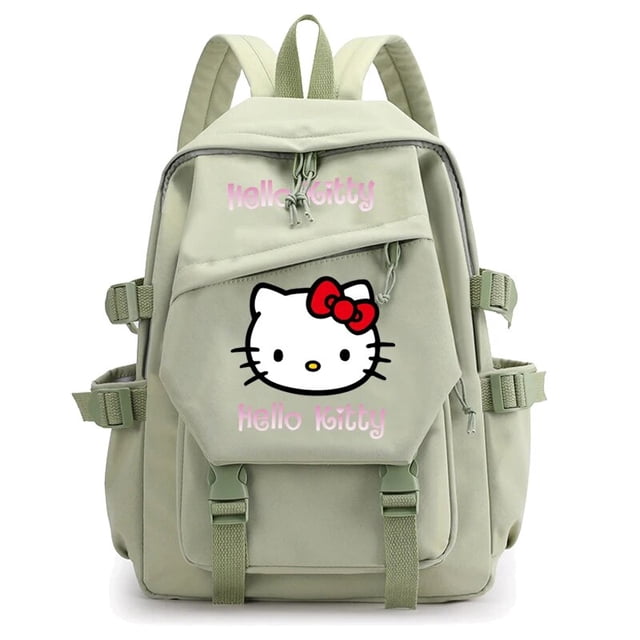 3Pcs/set Hello Kitty Anime Backpack for Girl Boy Children Lunch Bags Student Teenager Bookbag Schoolbag Knapsack Women Rucksack