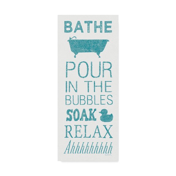 Trademark Fine Art 'Hand Towel Bath' Canvas Art by Sue Schlabach
