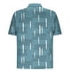 thumbnail image 4 of Blusa y camisa de manga corta con cuello vuelto para hombre, blusa informal holgada con botones y cuello vuelto, blusa de poliéster para hombre, 4 of 5