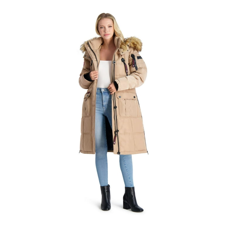 Canada weather gear women's insulated parka on sale