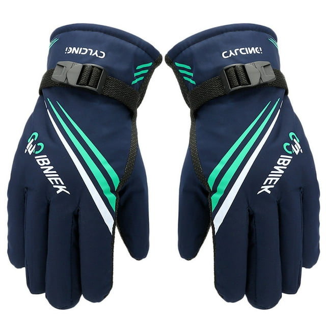 Winter Motorcycle Gloves men Winter Thermal Gloves Outdoor Motorcycle Riding Windproof Thicken Ski Gloves Mens Winter Gloves Warm Warm Winter Gloves for Men Gloves Winter Men Warm