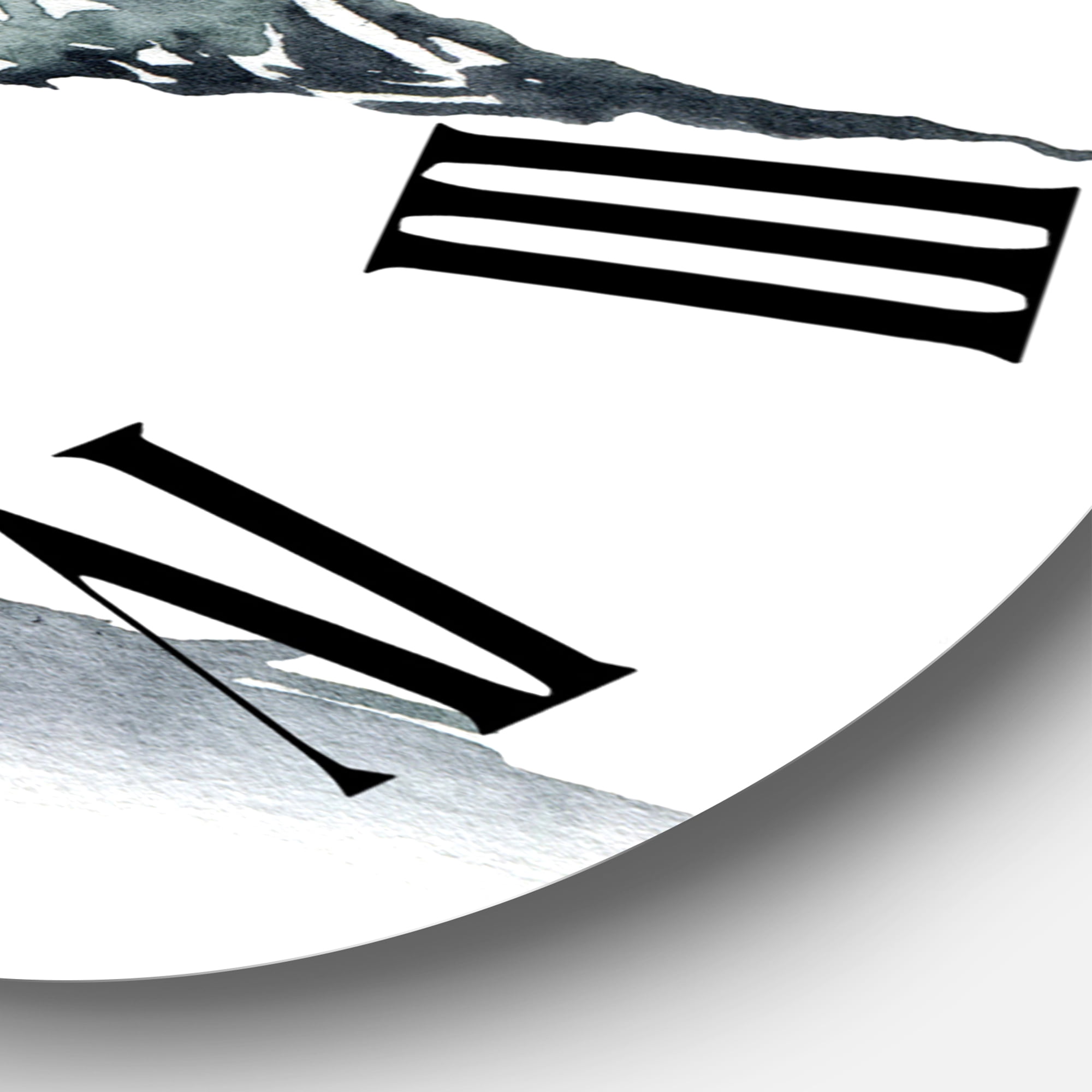 Designart 1 in Quartz Modern/Contemporary Wall Clock
