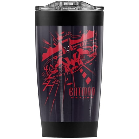 

Batman Beyond At The Controls Stainless Steel Tumbler 20 oz Coffee Travel Mug/Cup Vacuum Insulated & Double Wall with Leakproof Sliding Lid | Great for Hot Drinks and Cold Beverages