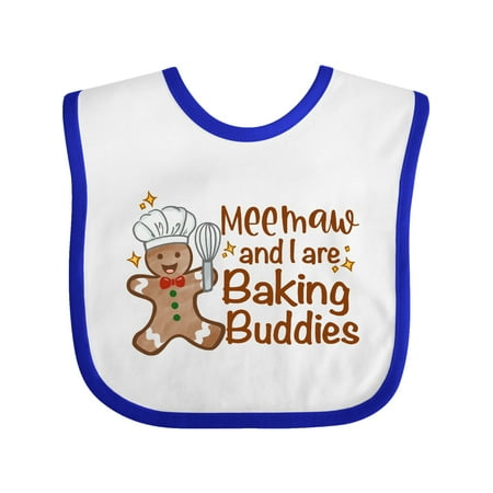 

Inktastic Meemaw And I Are Baking Buddies Gift Baby Boy or Baby Girl Bib