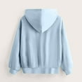 thumbnail image 4 of Girls And Cute Hoodies For Oversized Long Sleeve Drawstring Hooded Sweatshirt Gradient Teen Girls Pullover Tops Blue, 4 of 4