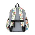 thumbnail image 3 of Tropical Dinosaur Pattern Cute School Backpack with Padded Back and Adjustable Shoulder Straps 13.4"x11"x4.7", 3 of 5