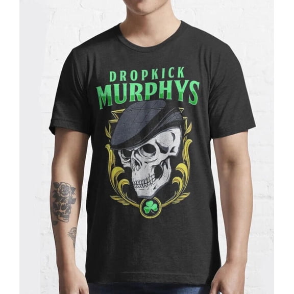 LIMITED EDITION Hot Dropkick Murphys T-Shirt Murphys Band Shirt Unisex Short Sleeve T-Shirt