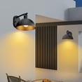 thumbnail image 4 of Barn Light ,12IN Matte Black  Flush Mounted Sconce,Dimmable Wall Sconce suitable for your entryway, kitchen, fireplace, living room, dining room,ETL Listed(Bulb not included), 4 of 7