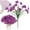 Purple, variant on YardChic 1Pc Artificial Mums for Outdoors Fake Flowers Fake Mums Faux Mums Fall Flowers Artificial Fall Flowers Fall Decorations for Home Fake Outdoor Flowers Fall Decor Fall Artificial Flower Purple