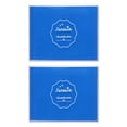 thumbnail image 1 of Uxcell 2Pcs Large Sky Blue Stamp Ink Pad, 3.9x4.7 Inch Washable Craft Finger Stamps Pad for Paper Wood Fabric Inkpad DIY Card Making, 1 of 7