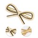 thumbnail image 3 of 4 Piezas de Clips para el Cabello de Moda con Lazo y Perlas Falsas para Niñas en Tonos Dorado, Negro y Blanco, 3 of 3