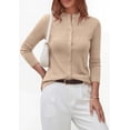 thumbnail image 3 of PRETTYGARDEN Womens Fall Lightweight Knit Cardigan Sweater | Button Down Long Sleeve Crew Neck,Soft Ribbed Knit Slim Fit,Business Casual Going Out Travel Outfits,Fashion Clothing, 3 of 8
