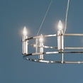 thumbnail image 4 of 52490PN Kichler Lighting Rosalind - 6 Light Chandelier In Traditional Style-6.5 Inches Tall and 33.25 Inches Wide-Polished Nickel Finish, 4 of 9
