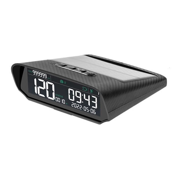 head up display Pantalla frontal HUD inalámbrica para coche, velocímetro Digital GPS Solar con panta Tomshoo head up display