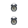 thumbnail image 3 of Reloj despertador de Metal Toystoory con doble campana luz de noche silenciosa Negro, 3 of 6