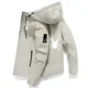 thumbnail image 3 of Primavera otoño chaqueta deportiva al aire libre a prueba de viento con cremallera sólida para hombre sombrero recto informal de alta calidad ocio de moda simplicidad, 3 of 5