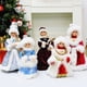 thumbnail image 5 of Figura de Papá Noel grande, muñeco de peluche eléctrico de Papá Noel, decoración navideña para el hogar, adornos navideños, doncella de nieve, 5 of 5