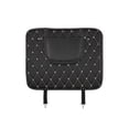 thumbnail image 2 of Alfombrilla de piel para coche de 180 x 140 in con Ndcxsfigh protector de respaldo de asiento de bolsillo para almacenamiento de teléfono, 2 of 4