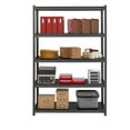 thumbnail image 5 of Lorell, 3,200 lb Capacity Riveted Steel Shelving, 1 Each, Black, 5 of 7