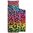 thumbnail image 2 of Colorful and Black Of Leopard Print Toddler Nap Mats for Kids Preschool,Sleeping Mat Bag or Kids,Toddler Sleeping Bag,Toddler Nap Mat or Daycare, 2 of 6