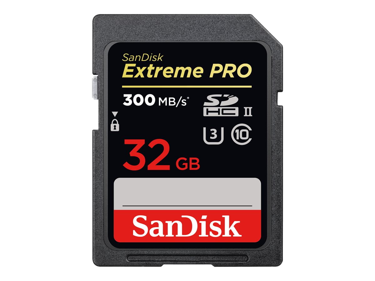 NUOVO Sandisk Extreme 32GB SDHC SD Pro Flash Card UHS-II U3 300MB/s C10 SDXPK-032G 