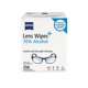 thumbnail image 1 of Toallitas limpiadoras de lentes ZEISS prehumedecidas, 250 unidades de alcohol al 70%, 1 of 5