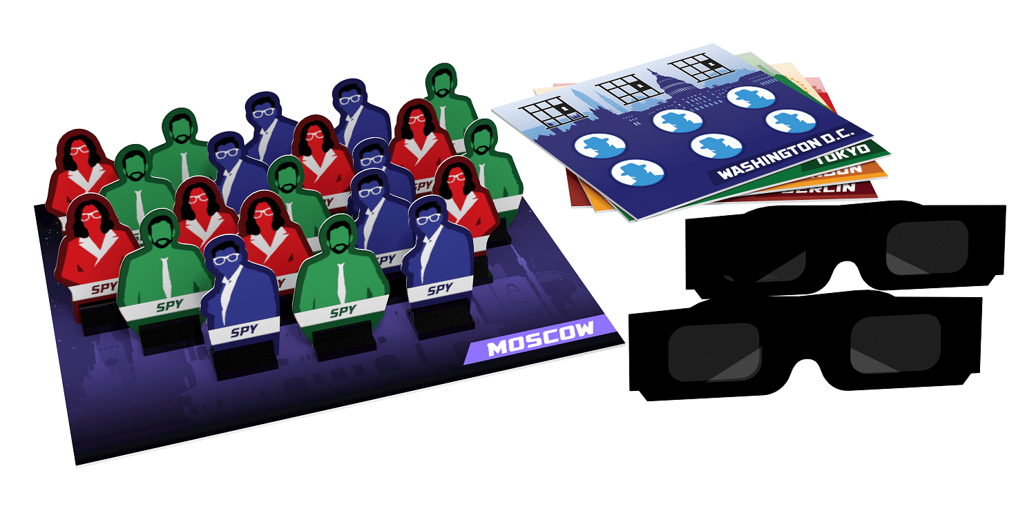 Goliath Spy Vision - Strategy Board Game - Arrest the Spies Using Spy Revealing Glasses
