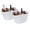 White, variant on BREKX Home and Party Oval Glossy Beverage Tubs, Rust Resistant