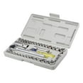 thumbnail image 1 of Unique Bargains 1/4-Inch and 3/8-Inch Drive 6-Point Socket Star Socket Set SAE Inch / Metric with Reversible Ratchet 40 Pcs, 1 of 5