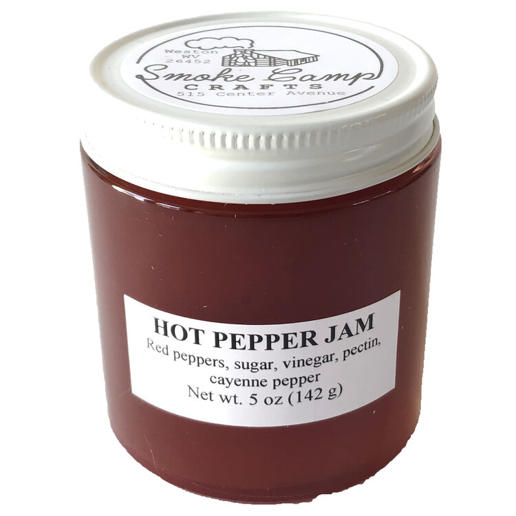 Hot Pepper Jam, 5 oz Craft, Gourmet, Unusual Jams & Jellies Made in West Virginia, USA