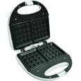 thumbnail image 6 of Brentwood Compact Dual Sandwich Maker, Non-Stick Waffle Maker in White, 6 of 7