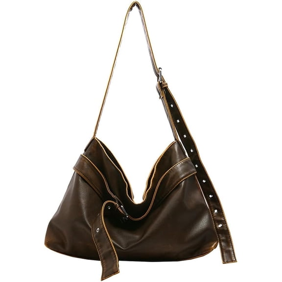 CoCoMangos Slouchy Hobo Bags Crescent Bag Women Crossbody Purse Trendy Sling Shoulder Bag Lightweight Work Satchels Tote Handbag