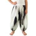 thumbnail image 6 of LJEFF Toddler Tie-Dye Harem Pants, Elastic Waist Comfy Breathable Baggy Summer Cotton Pants for Girls and Boys White Size 7 T, 6 of 6