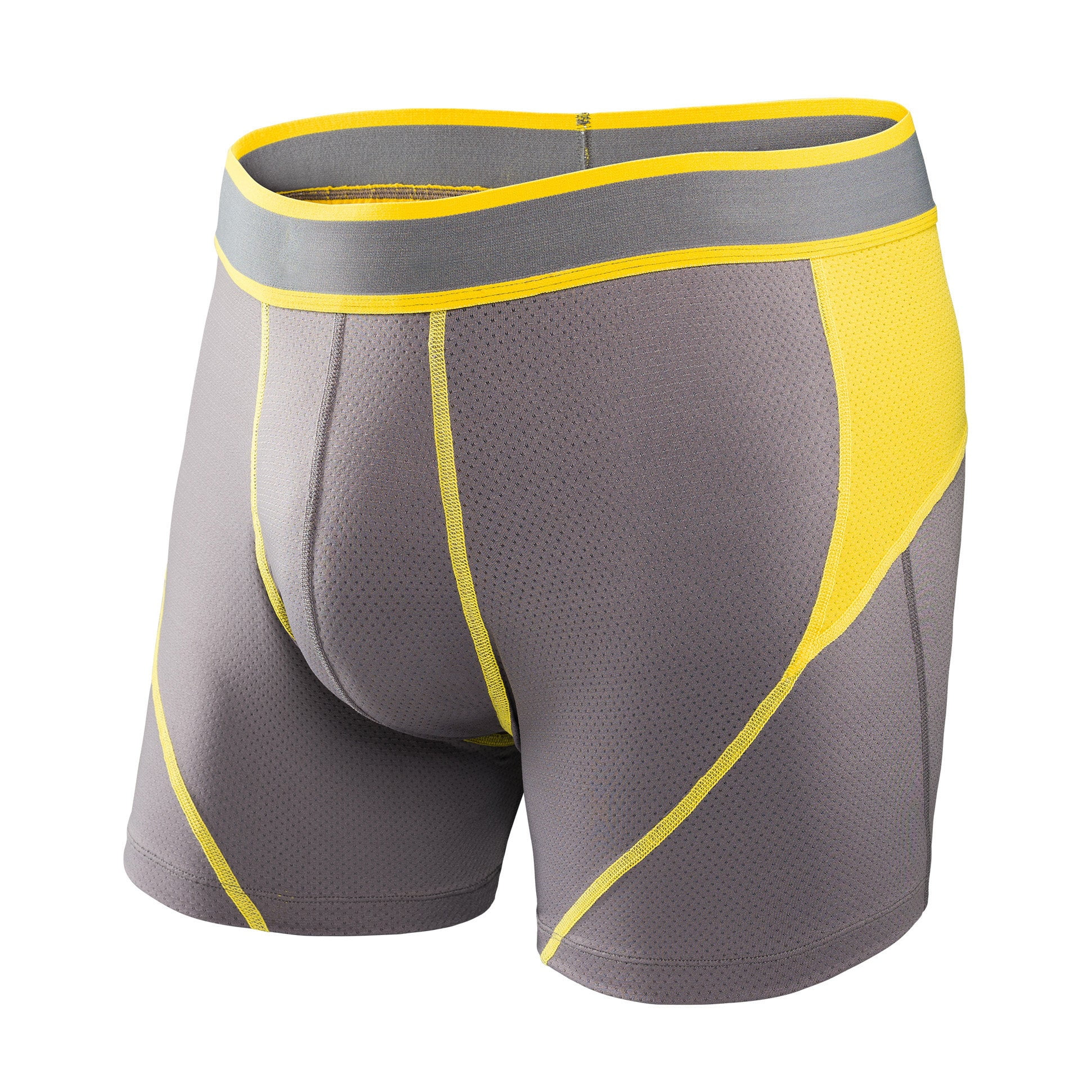 Saxx Mens Boxer Athletic Underwear Boxer Brief Grey S