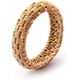 thumbnail image 1 of Brazalete de ratán para mujer, brazalete tejido trenzado de mimbre ligero hecho a mano, brazalete grueso llamativo MFZFUKR WMZY-491, 1 of 6