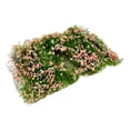 thumbnail image 2 of Césped artificial estático con forma de racimo de flores para decorar con arena y ferrocarril. Rosa rojo, 2 of 9