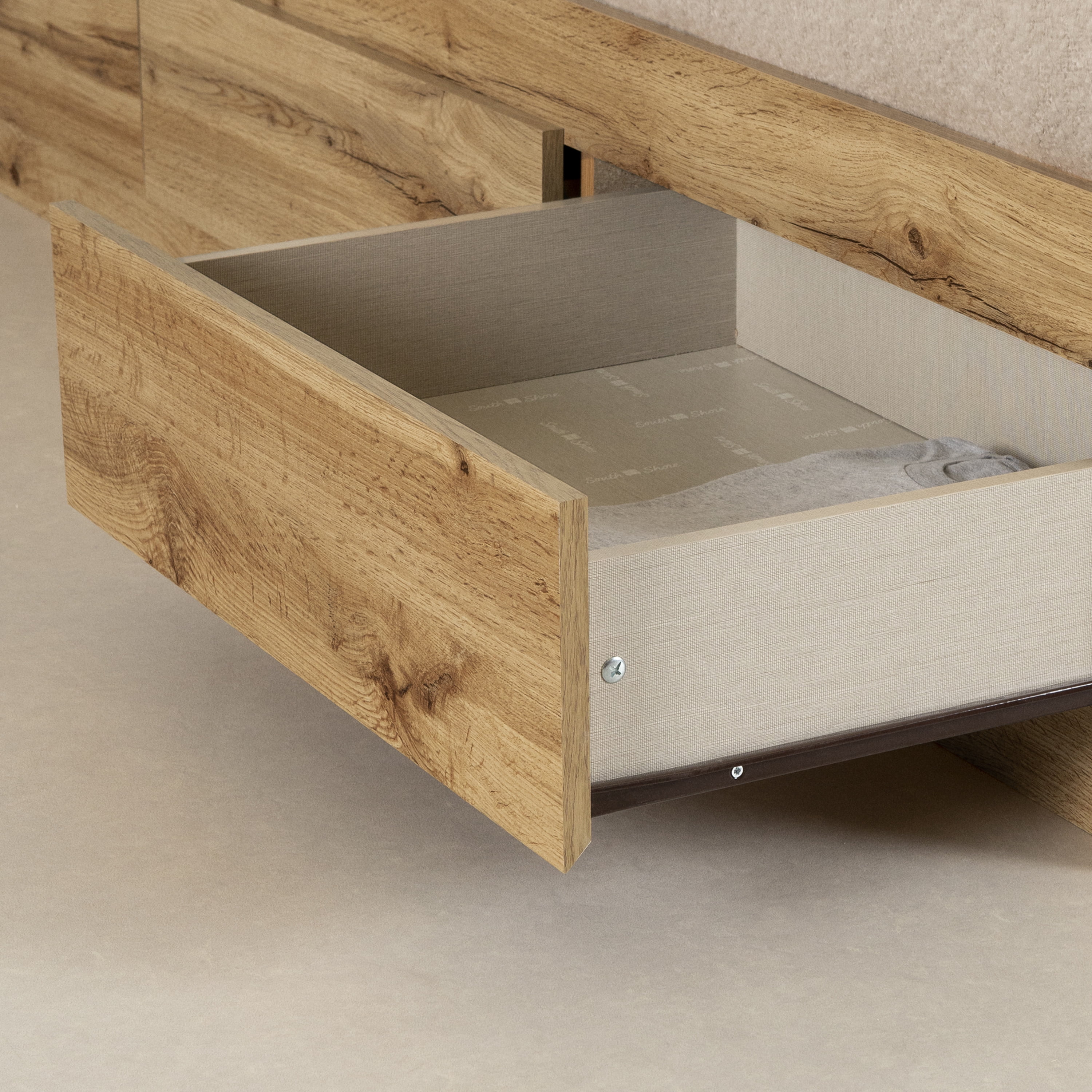 South Shore Cavalleri, Scandinavian Bed, Twin Brown
