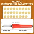 thumbnail image 3 of Wood Burning Kit: DIY Wood/Leather Burning Set, 26 Letters Brass Mold, Rapid Warming, Red, Electric Powered, Practical Style, Wood Burning Tool, 3 of 7
