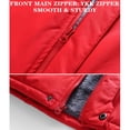 thumbnail image 5 of HOW'ON Men's Winter Coat Snow Jacket Windproof Waterproof Ski Jackets Red XL, 5 of 6
