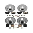thumbnail image 3 of PowerStop Front and Rear Z23 Evolution Sport Carbon-Fiber Ceramic Brake Pad and Drilled & Slotted Rotor Kit Fits: MERCEDES-BENZ Select Models K2812, 3 of 10