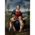 thumbnail image 2 of Raphael 18x24 Black Ornate Framed Double Matted Museum Art Print Titled: Madonna Del Cardellino (C.1505), 2 of 5
