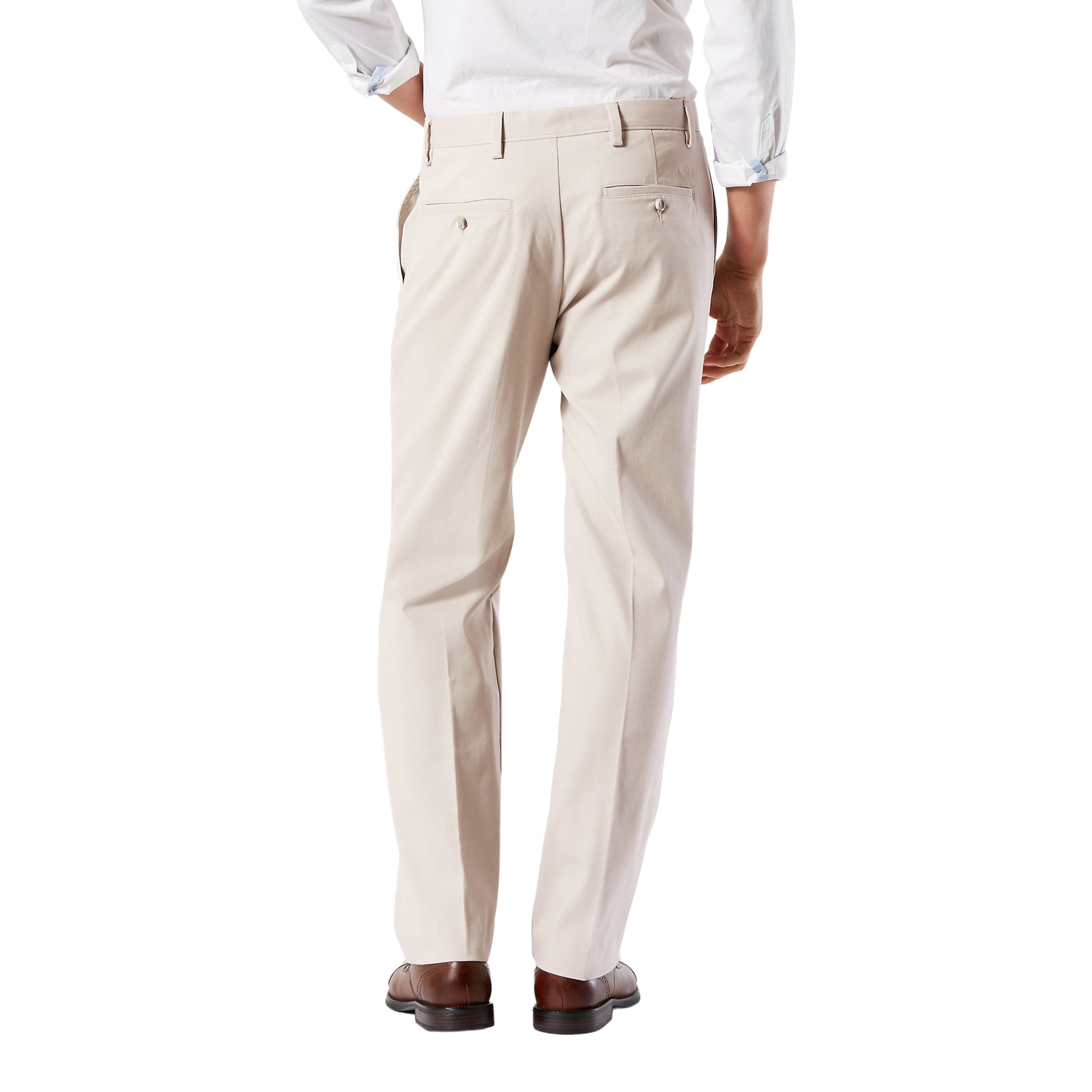 Dockers Men's Classic Pleated Easy Khaki with Stretch